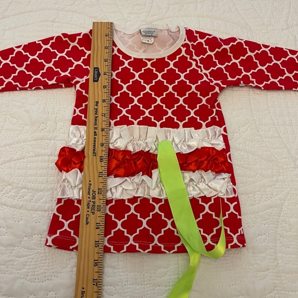 Stephan Baby  2 piece ruffled holiday outfit - Picture 9 of 10